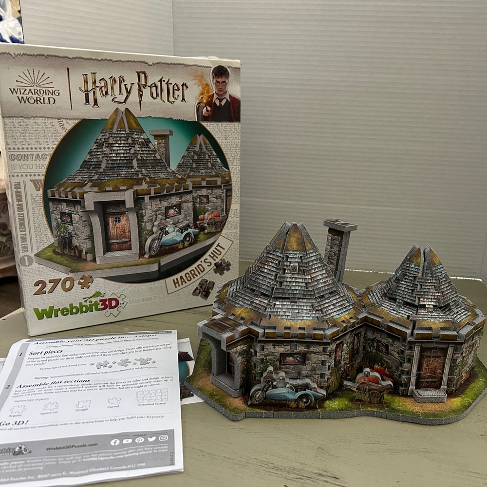 Wrebbit Harry Potter Hagrid’s Hut 3D puzzle